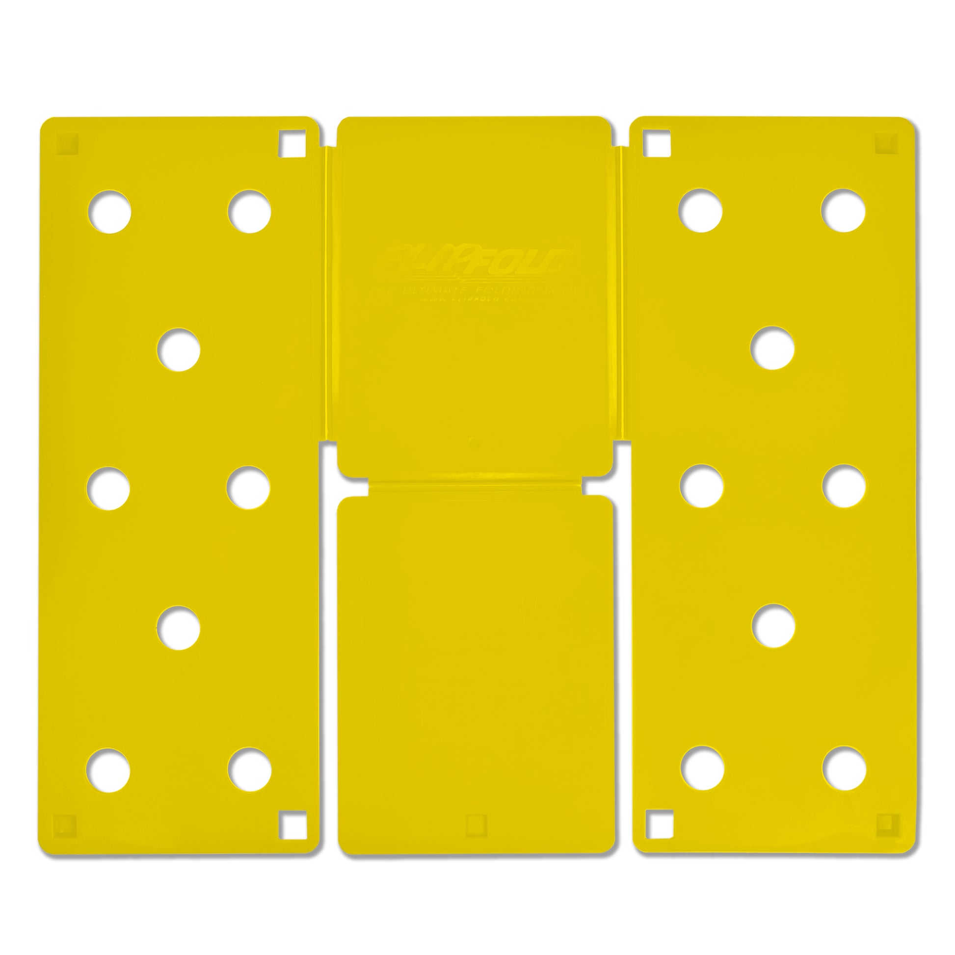 FlipFold Laundry Folding Board Tool - Adult Yellow