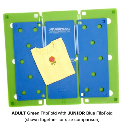 Adult and Junior FlipFold Size Comparison